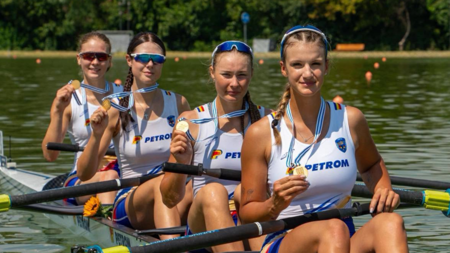Patru medalii pentru România într-o singură zi la Campionatele Mondiale de Canotaj Under19 de la Plovdiv