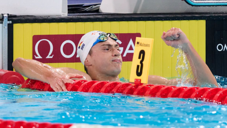 Theodor Proca s-a calificat în finala probei de 1.500 m liber, cu nou record național