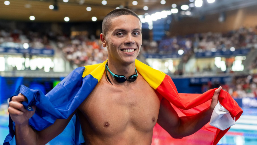 A REUȘIT! David Popovici este triplu câștigător la 100 si 200 m liber la 3 ediții consecutive ale Campionatelor Europene!
