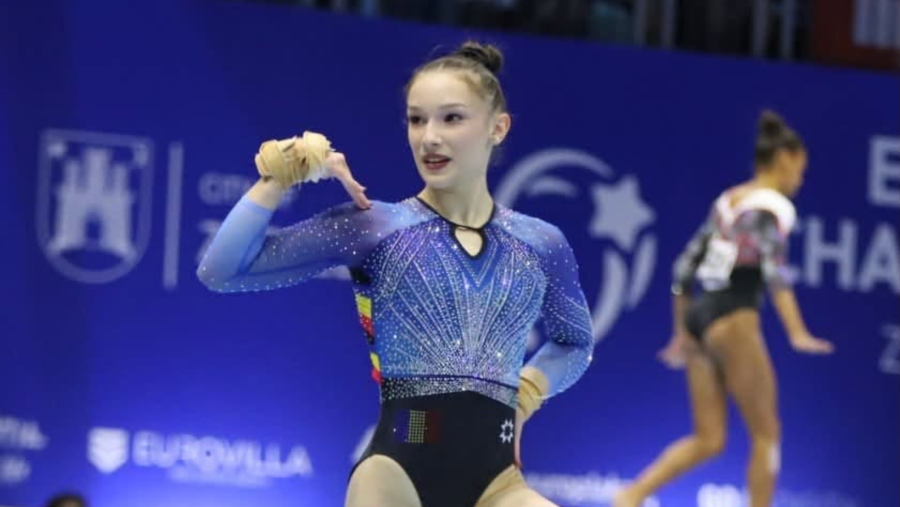 Aniela Tudor a câștigat medalia de aur la Campionatele Europene de Gimnastică de la Zagreb