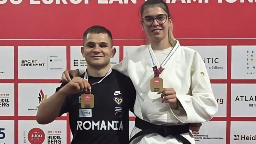 Două titluri europene pentru România la Para Judo. Medalii de aur pentru Alex Bologa și Gabriela Dumitrescu