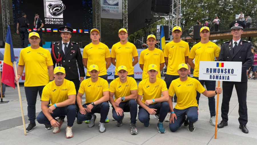 Salvatorii români, pe locul IV la Campionatul European de Sporturi pentru Pompieri din Cehia