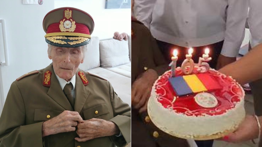 Veteranul de război Alexandru Negruță, sărbătorit la 105 ani