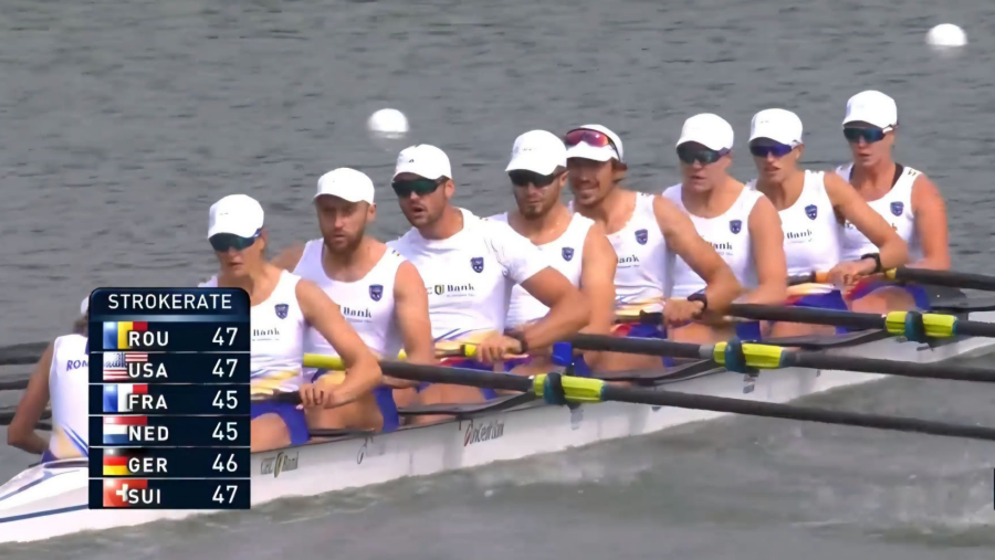 Canotorii români au câștigat aurul și în proba de 8+1 mixt la Campionatele Mondiale de la Amsterdam