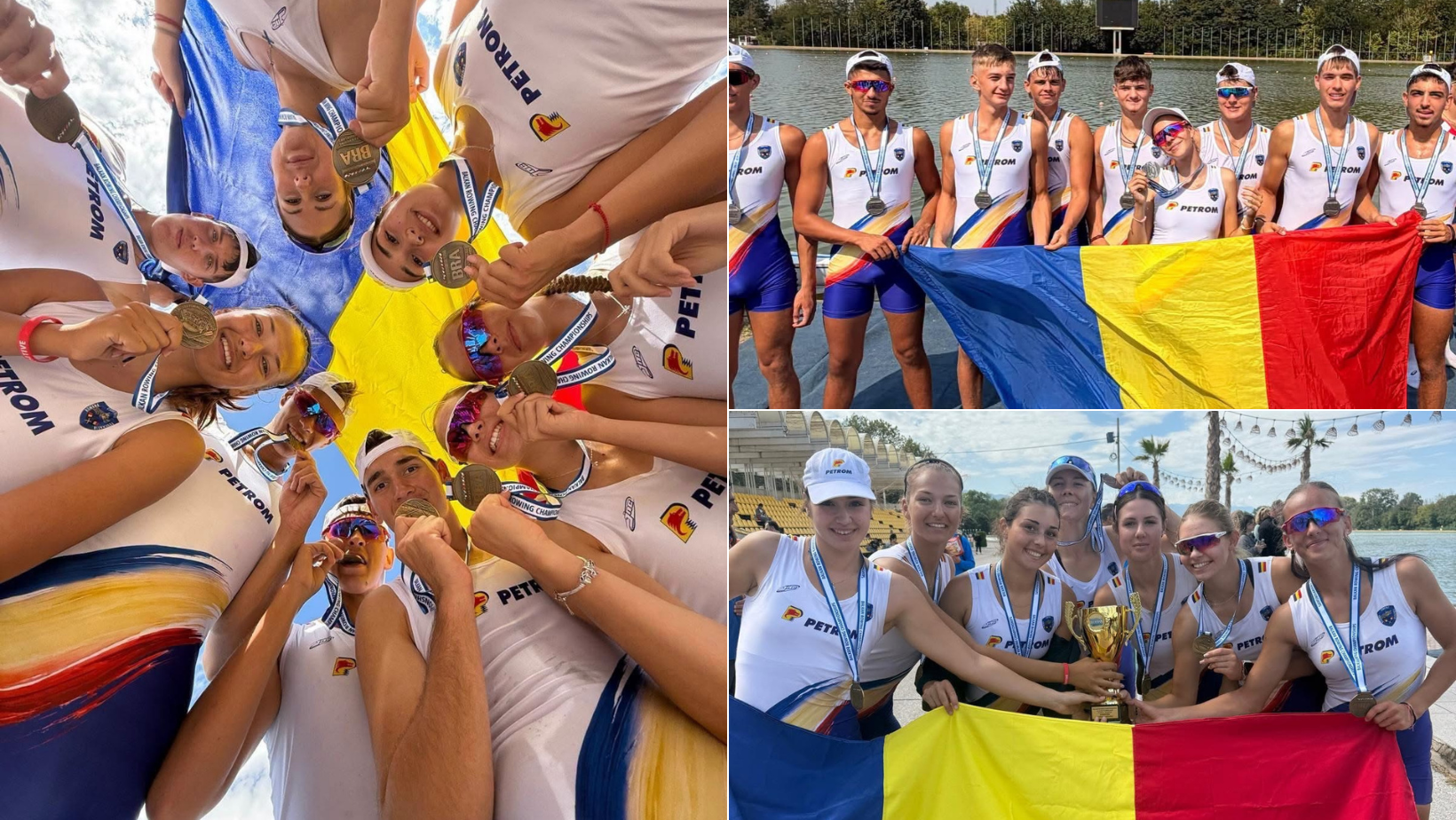 Sportivii români au urcat de 17 ori pe podium la Campionatul Balcanic de Canotaj