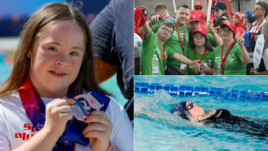Mara Oprea a urcat pe podium la Competiția Europeană de Natație Special Olympics Malta
