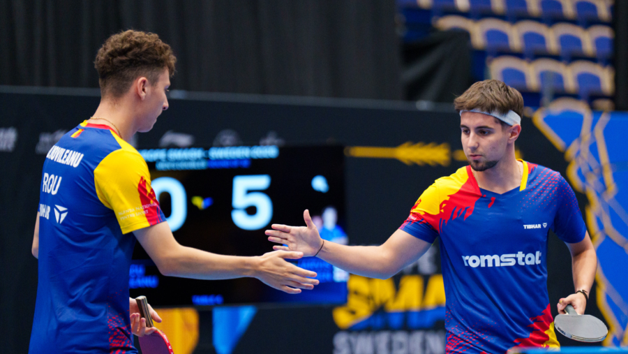 Tenis de Masă: Eduard Ionescu și Darius Movileanu vor juca pentru titlul probei de dublu masculin la WTT Star Contender Astana 2026