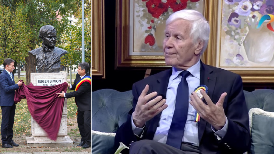 Bust al academicianului Eugen Simion, dezvelit pe Aleea Scriitorilor din Alba Iulia la 4 ani de la trecerea sa în veșnicie