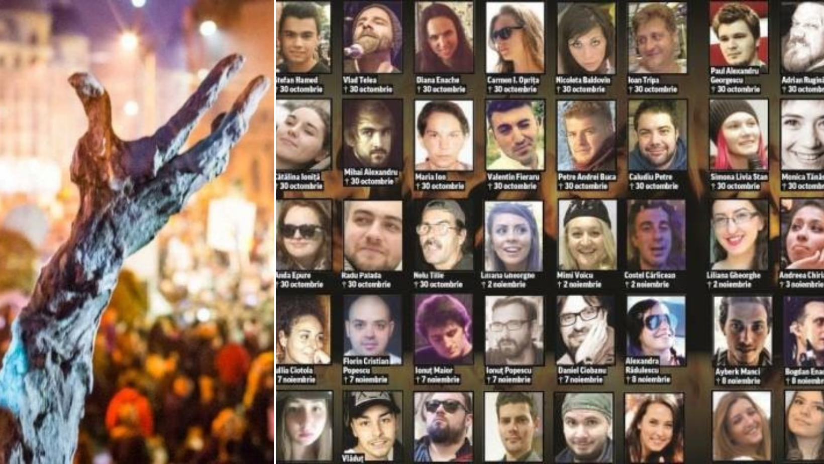 30 octombrie - Zi de comemorare a victimelor de la Colectiv și Ziua pacientului cu arsuri